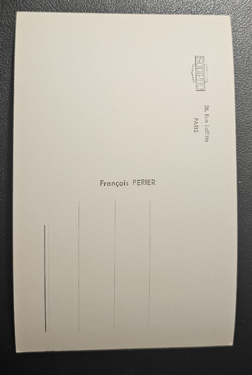 (image for) François Périer #0013
